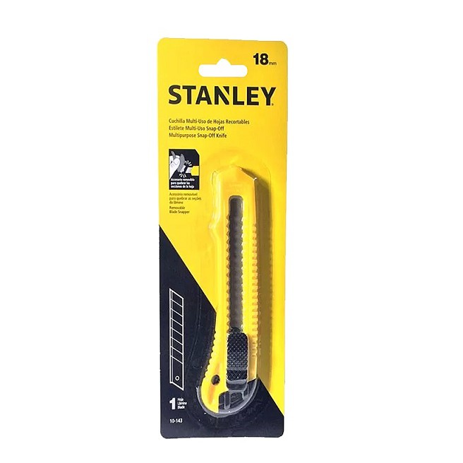 #Combo 3 Dao rọc giấy cán nhựa Stanley 10-143-S 18mm