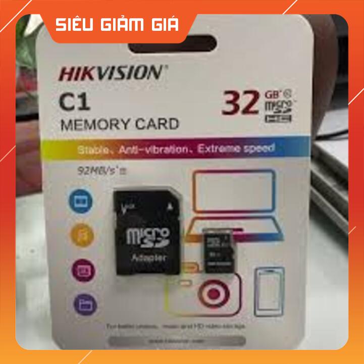 Thẻ nhớ 32G Hikvision chính hãng bảo hành 5 nắm | BigBuy360 - bigbuy360.vn