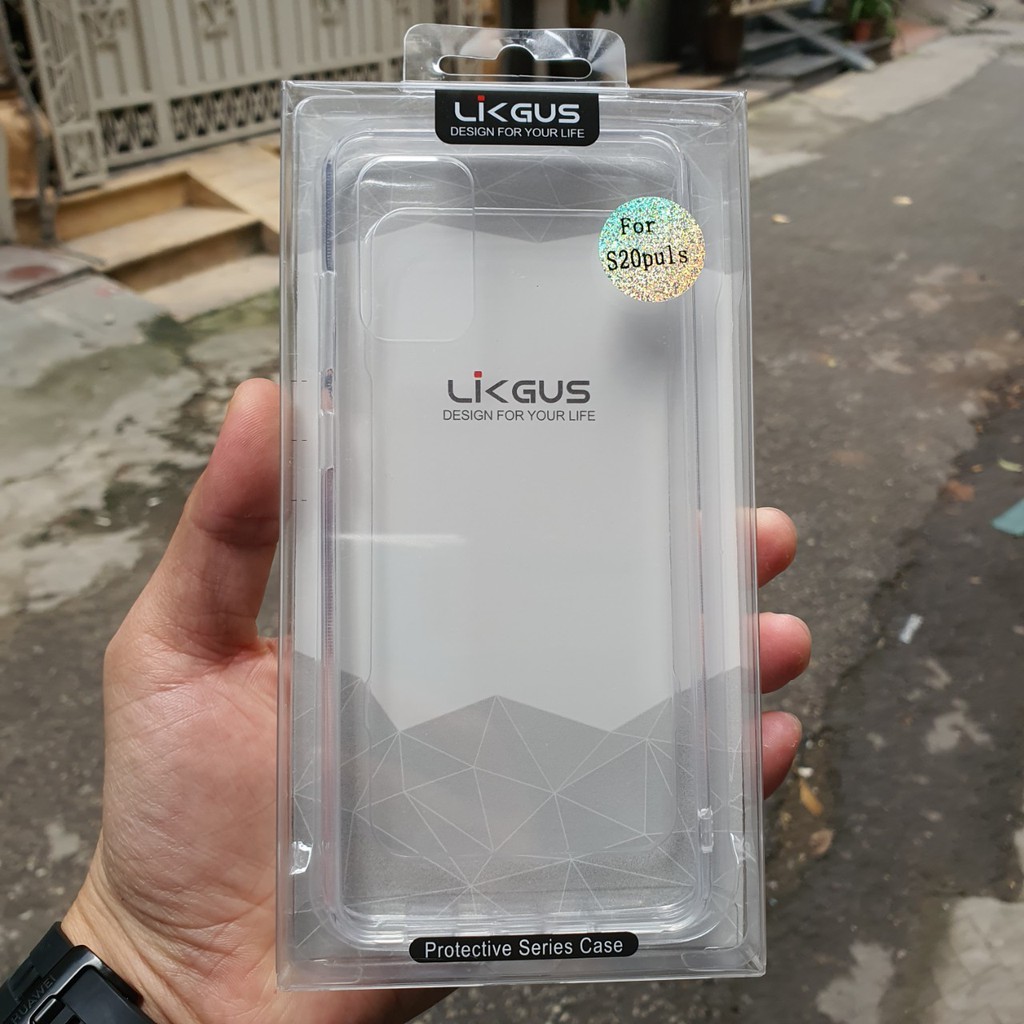 Ốp lưng chống sock Likgus Galaxy S20 Plus/S20 Ultra trong suốt
