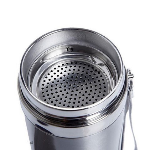 Bình giữ nhiệt Bao L 1200ml inox 304 giữ nhiệt đến 12 giờ siêu dày dặn có dây đeo kèm lưới lọc