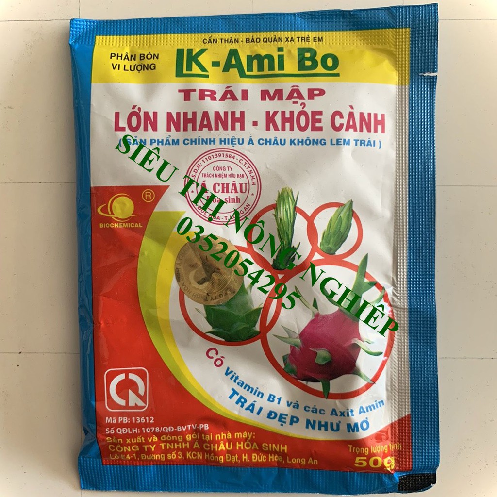 Phân bón vi lượng trái mập lớn nhanh - khỏe cành - LK-Ami Bo