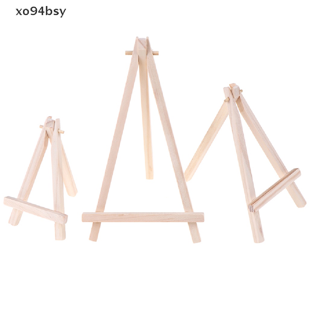 Giá Đỡ Ba Chân Mini Bằng Gỗ Và Vải Bạt Dùng Trưng Bày Tranh Vẽ xo94bsy