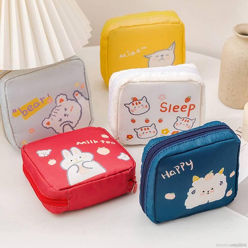 Túi đựng khăn giấy đồ dùng vệ sinh tiện lợi xinh xắn dành cho nữ
