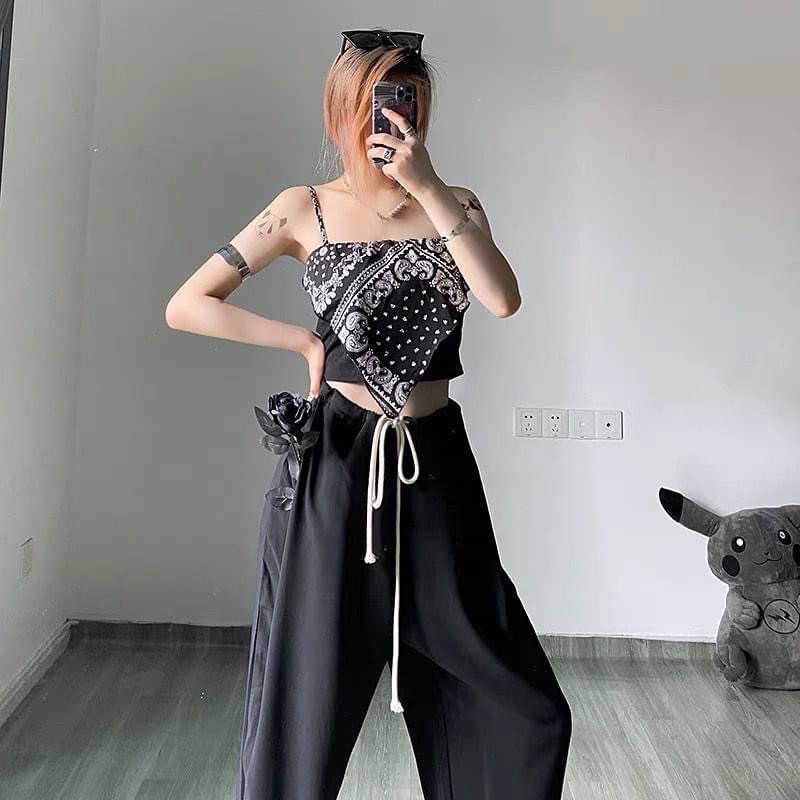 [GIẢM GIÁ] Áo 2 Dây Croptop Nữ 🦋 Áo Body Thổ Cẩm Ba Lỗ Dáng Ngắn SIÊU HOT 🦋 {Shop Lee Khánh Store}