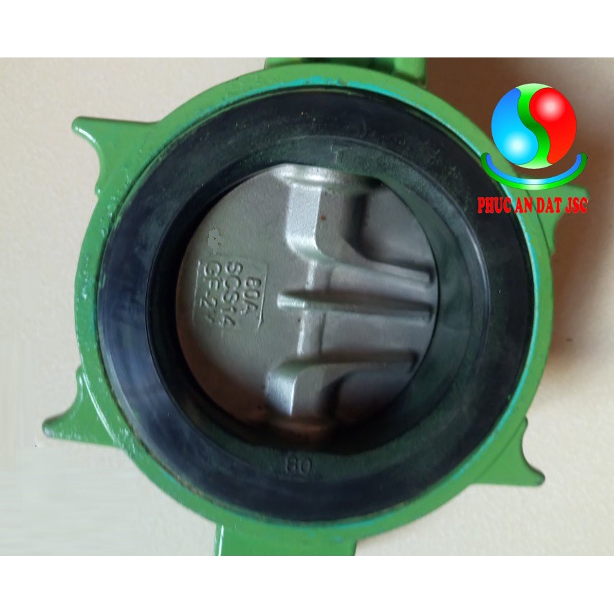 Van bướm tay gạt DN80 , van nước , van công nghiệp DN80 , van khí DN 80