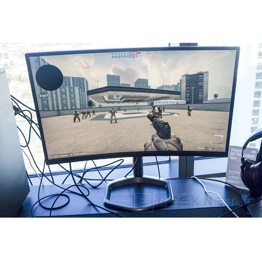Màn hình Cooler Master GM27-CF (27 inch/FHD/VA/165Hz/3ms/300 nits/HDMI+DP/Loa/FreeSync) | BigBuy360 - bigbuy360.vn