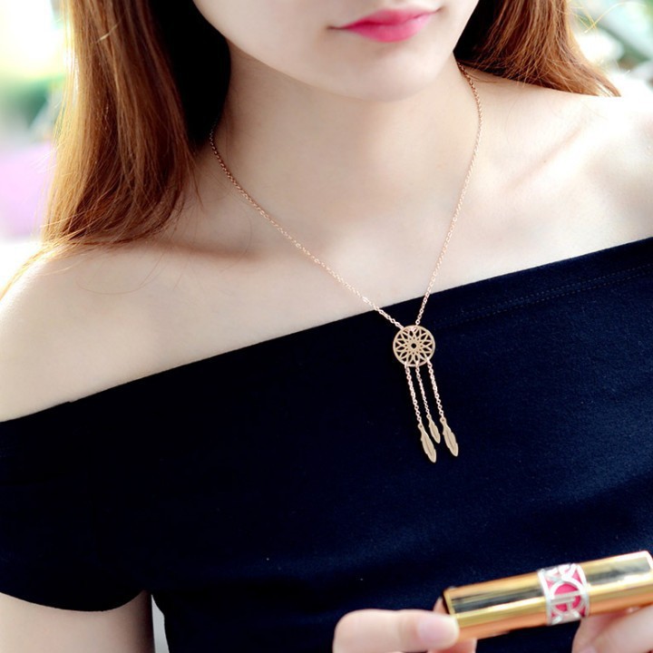 Dây Chuyền Dreamcatcher Titan Không Đen TT 1934