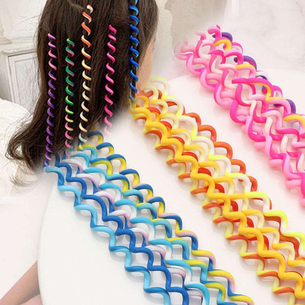 Set 6 Băng Đô Bện Tóc Co Giãn Thời Trang EUCA