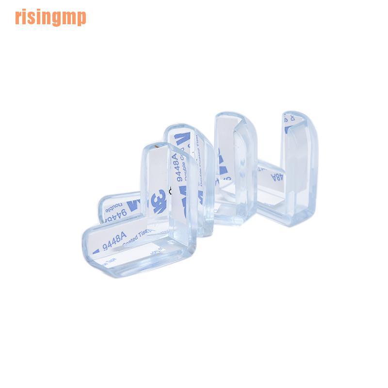 Bộ 4 Đệm Cao Su Trong Suốt Bảo Vệ Bàn Ăn Cho Bé