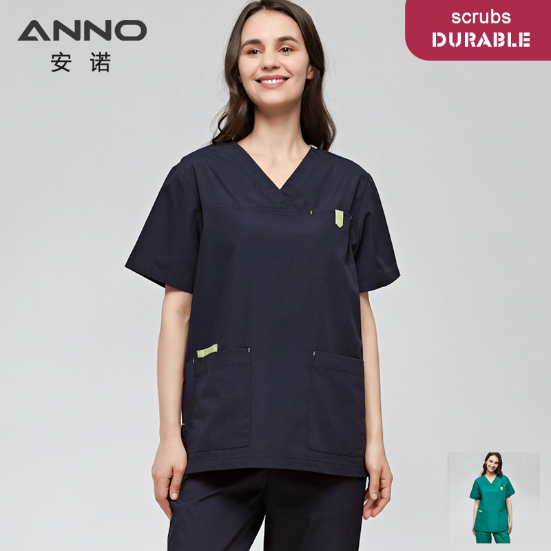 Tẩy tế bào chết y tế Đặt vải làm việc Đồng phục điều dưỡng Bộ đồ y tá Trang phục bệnh viện Người chăm sóc Giặt tay Quần áo Đồng phục y tế