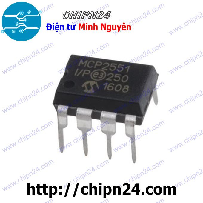 [1 CON] IC MCP2551 DIP-8 (MCP2551-I/P 2551)