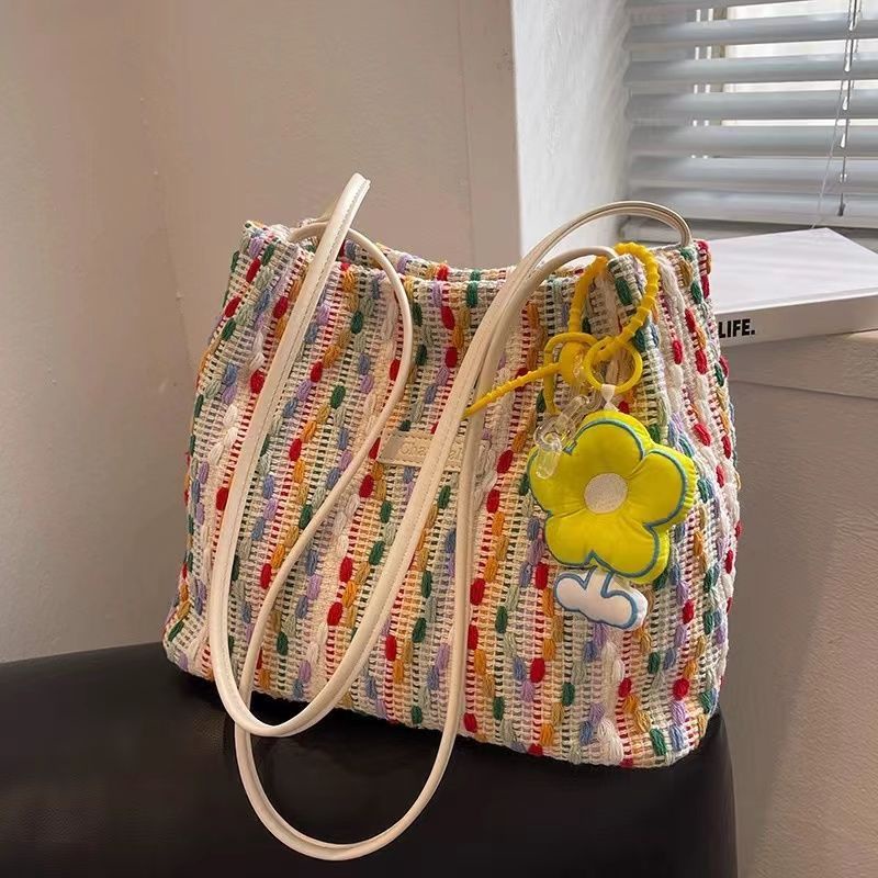 Túi Tote Đeo Vai Chất Liệu Vải Bố Cao Cấp Phong Cách Thời Trang Mới Dành Cho Nữ 28