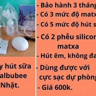 Máy hút sữa real bubee nhật