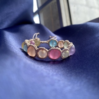 Candy handmade macrame bracelet - Vòng tay kẹo ngọt thắt macrame