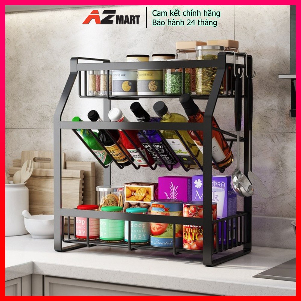 Kệ Nhà Bếp - Kệ Gia Vị - Sơn Tĩnh Điện 3 Lớp Cao Cấp Mẫu Mới 2021 | BigBuy360 - bigbuy360.vn