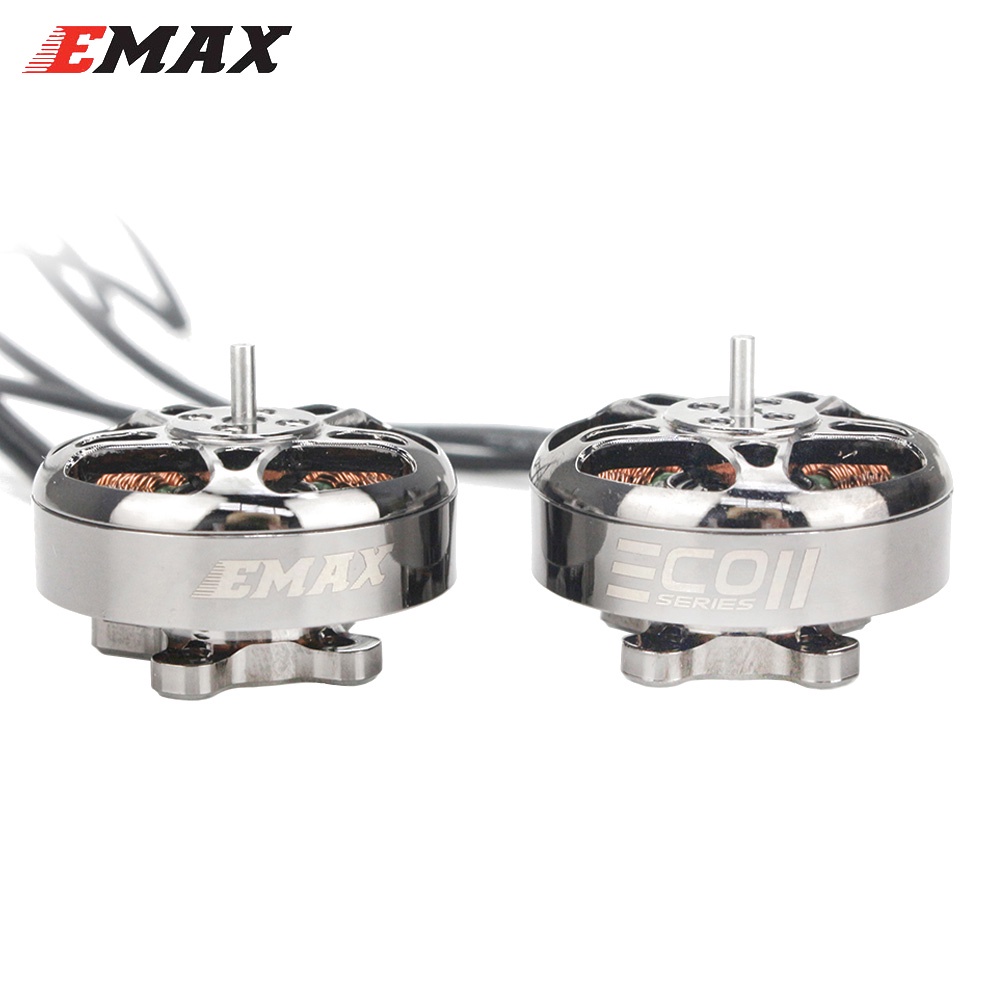 1 Động Cơ Không Chổi Than Emax ECOII 2004 1600KV 2000KV 2400KV 3000KV 3-6S RC Lipo 3mm Cho Drone Quadcopter