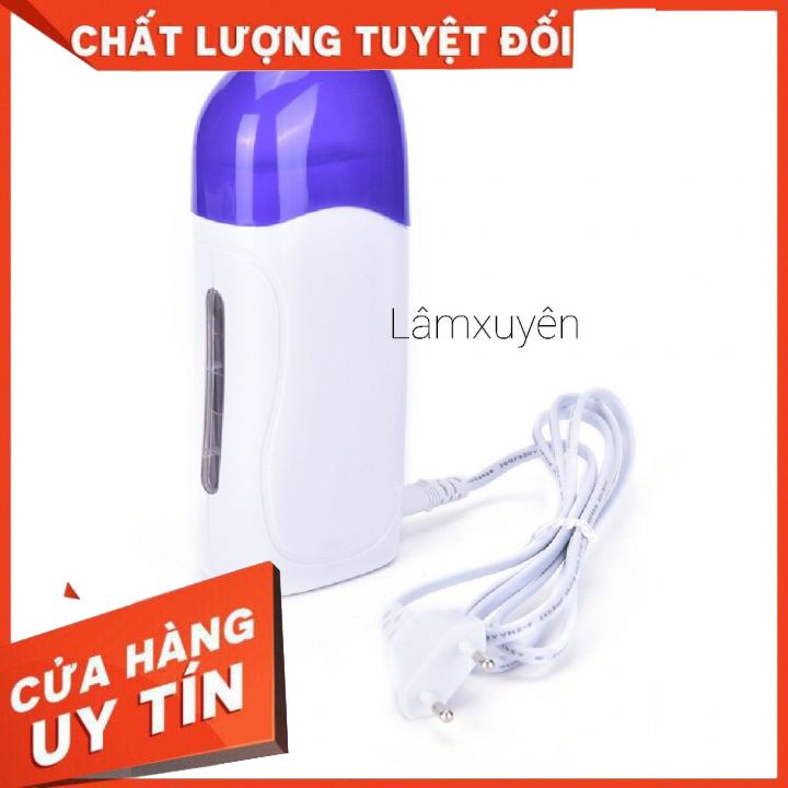 Máy Nấu Sáp Wax Lông DEPILATORY HEATER kèm wax thẻ  FREESHIP thiết kế dạng miếng lăn_chất liệu nhựa bền _chuyên dụng