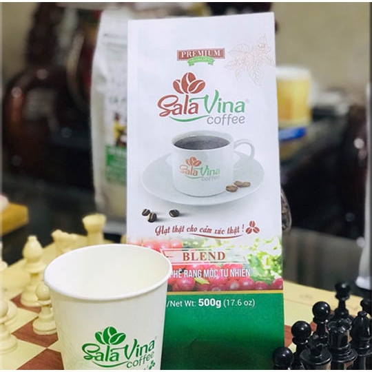 Cà Phê Robusta Natural 100% Rang Mộc Vị Đậm Đà Hương Nguyên Bản Quyến Rũ Chuyên Dùng Pha Phin Pha Máy - SALAVINA COFFEE