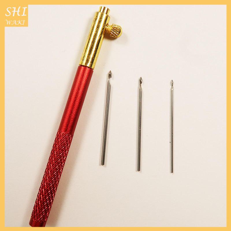 Kim Móc Thêu Móc Đính Hạt Cườm Thủ Công Màu Nâu_Wooden