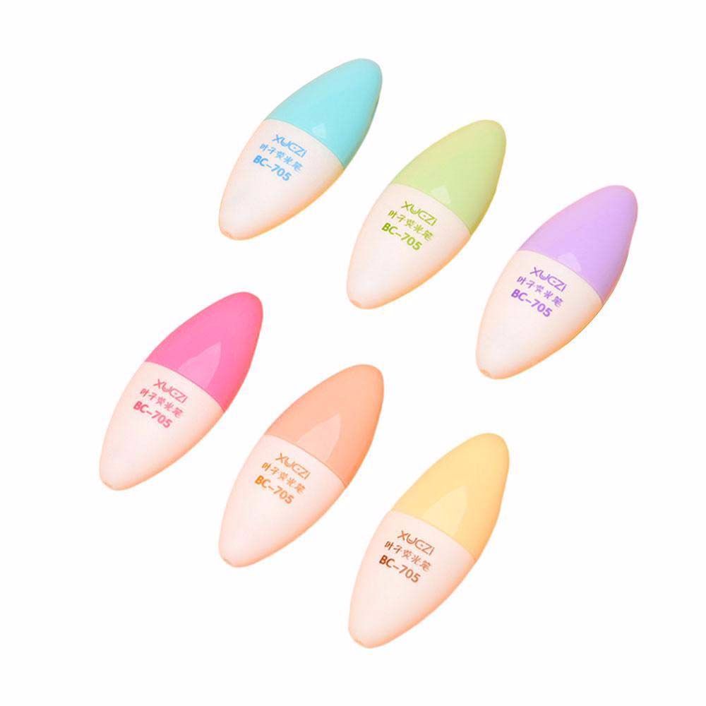 Set 6 Bút Dạ Quang Hình Cây Nấm Dễ Thương