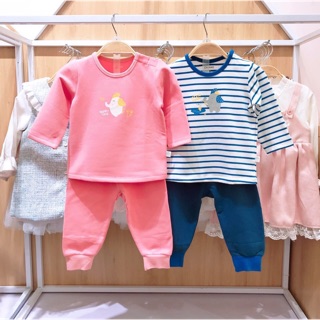 Bộ cúc vai nỉ voi kẻ xanh Chaang 2019