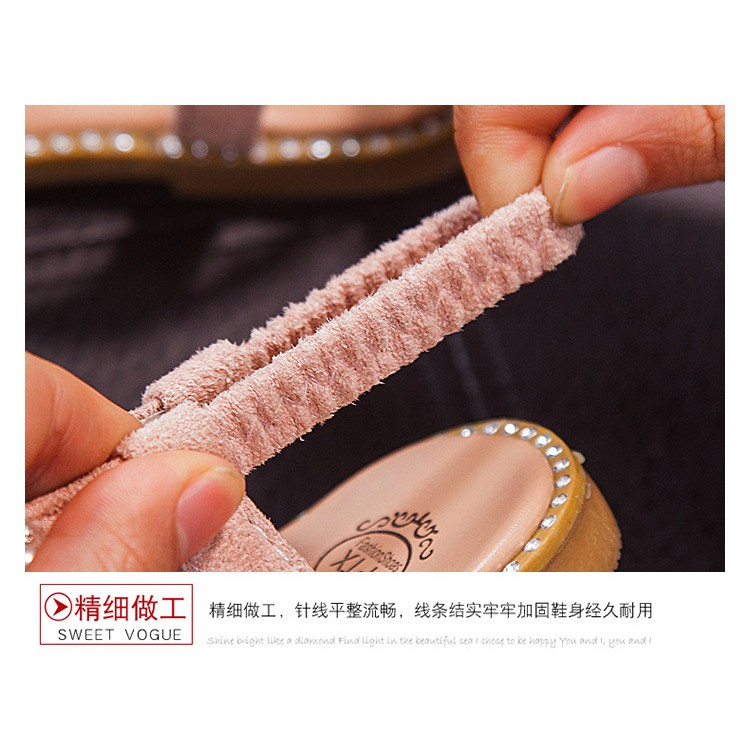 Sandal Quảng châu cao cấp cho bé gái đính hạt mã mới F11