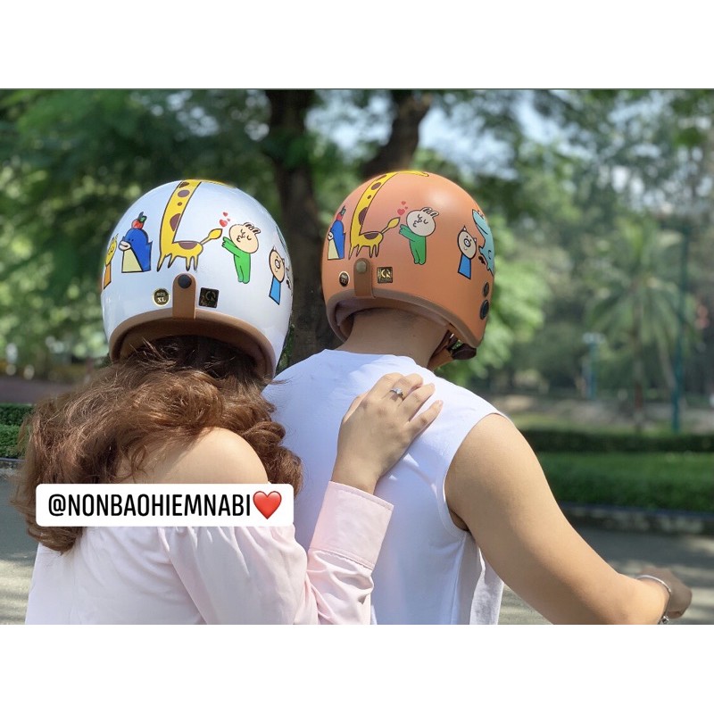 Mũ bảo hiểm cặp xinh - Hàng cao cấp loại 1 - Chuẩn độc từng chi tiết