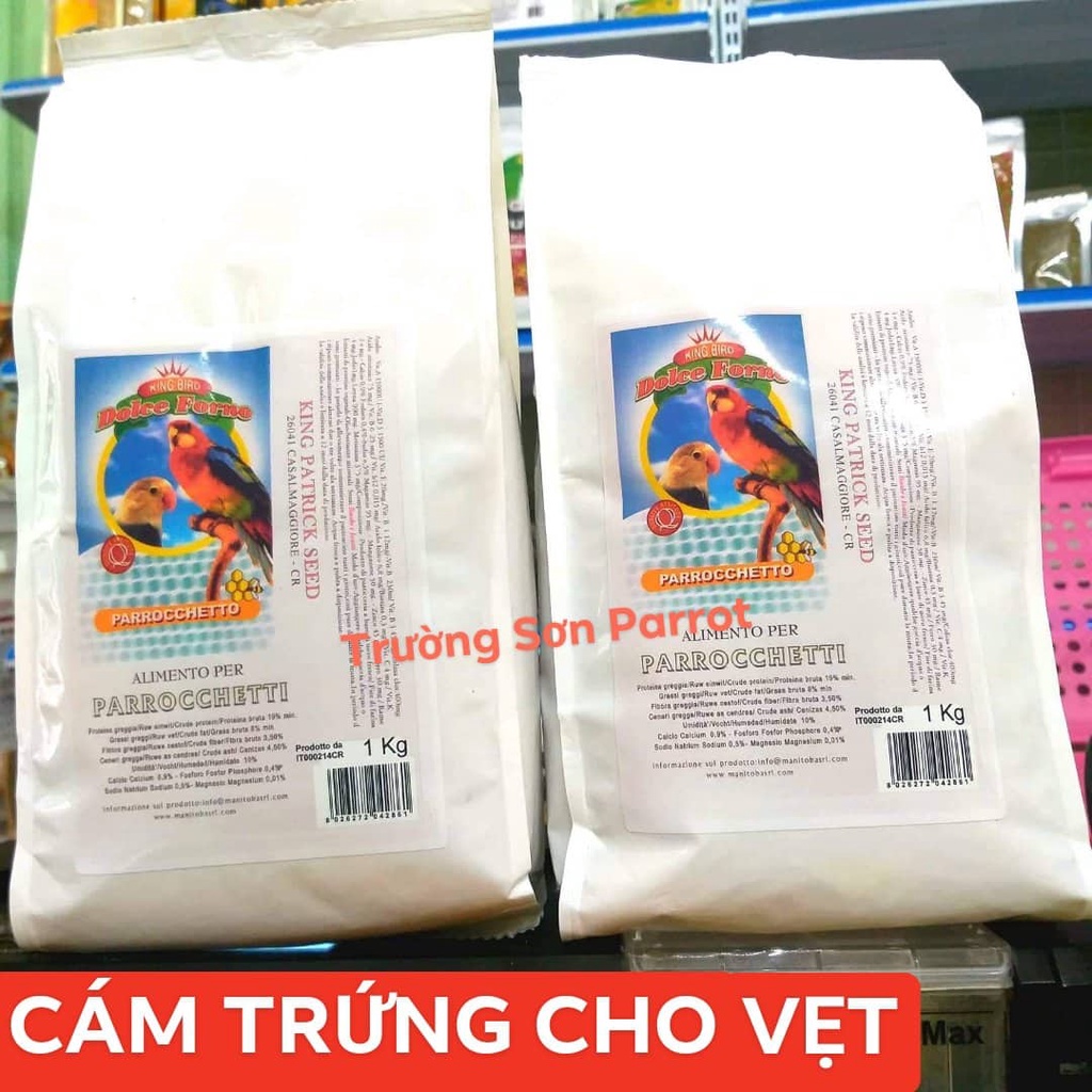 100g cám trứng cho vẹt