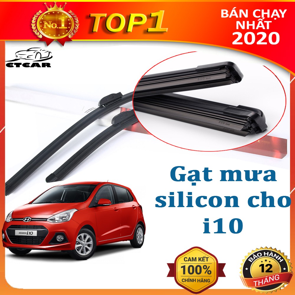 Gạt mưa silicon cho xe Huyndai loại gạt mưa cao cấp siêu bền,gạt mưa ôtô  siêu sạch bảo hành 12 tháng CTCar