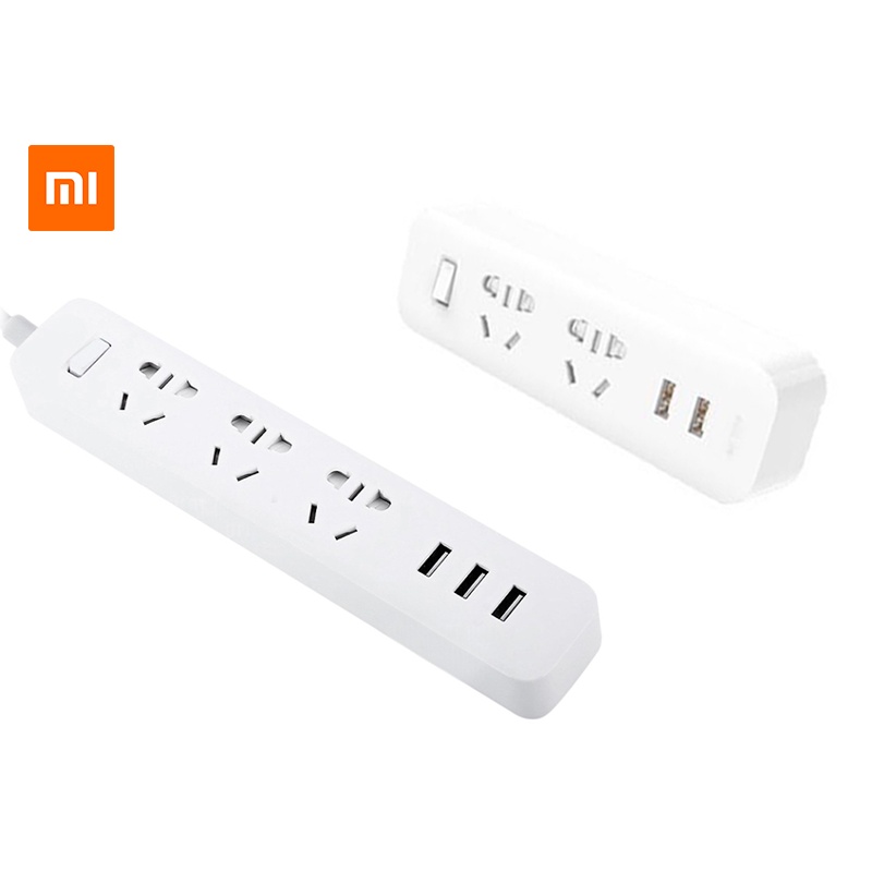 Ổ Cắm Điện 3 Cổng 3 USB Xiaomi Power Strip - Ổ cắm Xiaomi 2 cổng 2 USB