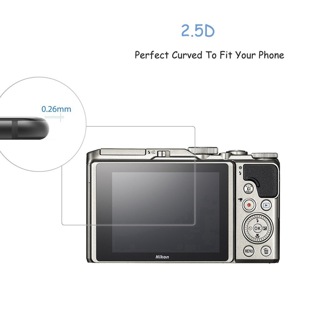 Set 2 Miếng Dán Bảo Vệ Màn Hình Camera Cho Nikon Coolpix A900 P1000 P900 P900S W300 W300S P530 P510