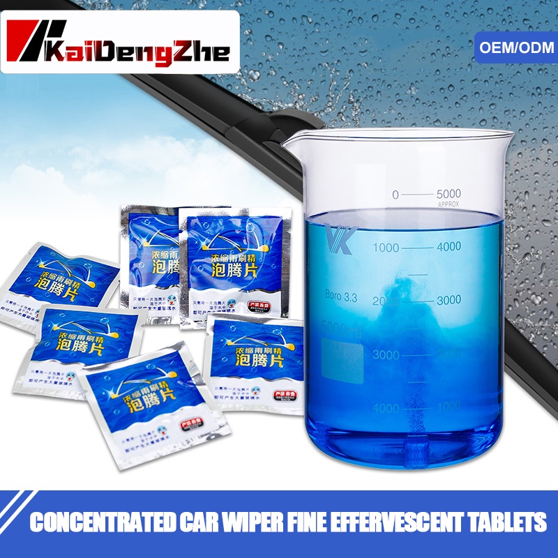 2PCS / 10PCS Chất làm sạch kính chắn gió trên ô tô Gạt nước làm sạch cửa sổ ô tô Viên sủi bọt siêu đậm đặc