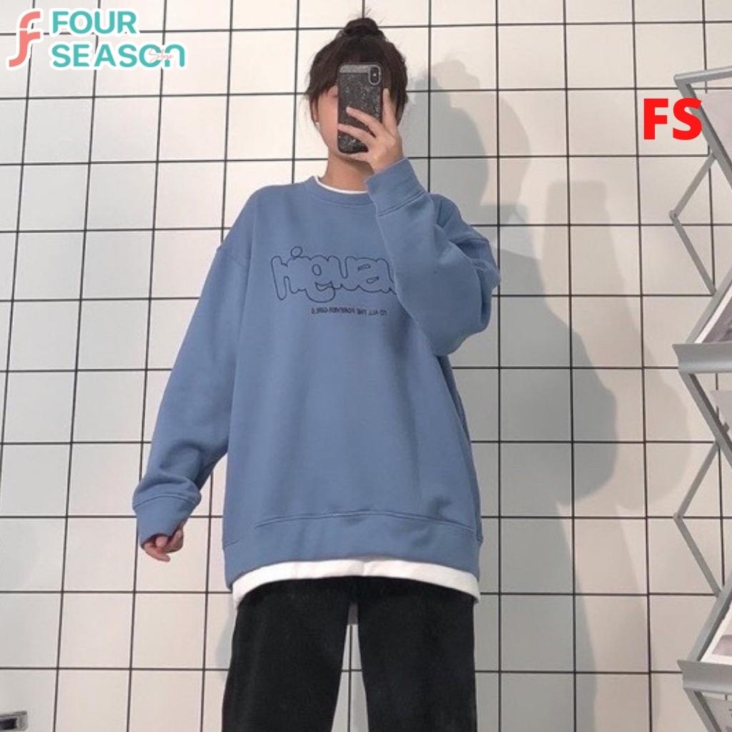 Áo sweater tay phồng unisex form rộng SUSUGIRL SW02 FS ulzzang nam nữ hottrend phong cách streetstyle chất nỉ rẻ đẹp