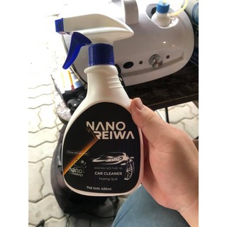 Chai xịt Diệt khuẩn khử mùi ô tô, khử mùi văn phòng, khử mùi phòng karaoke, nhà bếp Nano Reiwa 430ml - Hương Quế