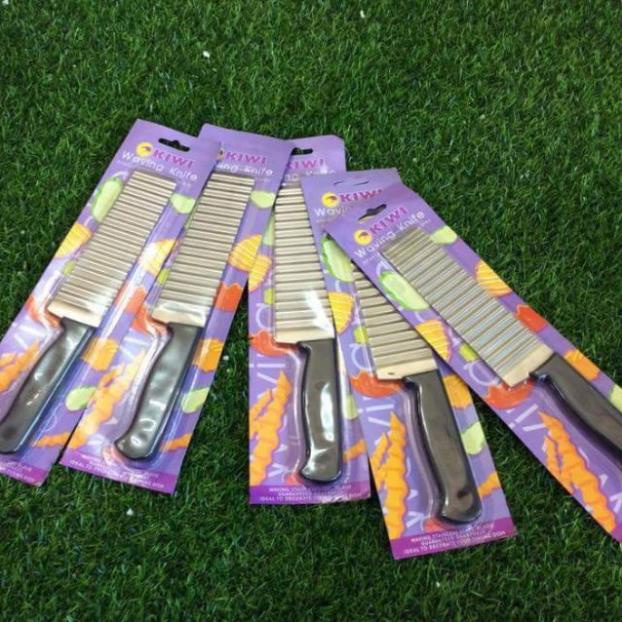 Dao Thái Tỉa Củ Quả Hình Sóng Bằng Inox 304, Dao Cắt Rau Củ Quả Hình Sóng