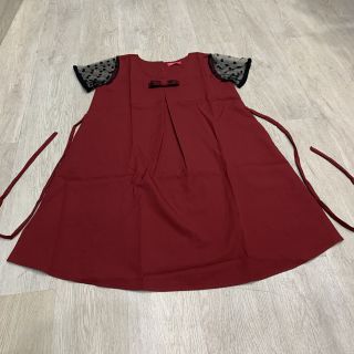 [Đầm Bầu Belle] Đầm Bầu Công Sở _ dưới 75kg _ Màu đỏ