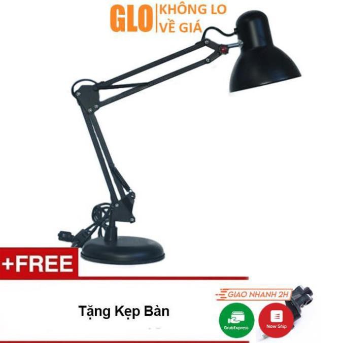 Đèn Bàn Kỹ Thuật Đế Kèm Kẹp Màu Đen Sang Trọng ( Chưa Bao Gồm Bóng Bên Trong Nhé Khách) ng)