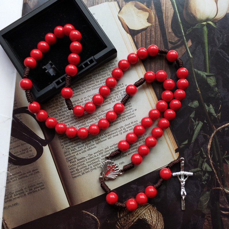 Vòng cổ Chuỗi Hạt Đá Rosary 6 C Nhiều Màu Sắc Cầu Nguyện Dành Cho Nam Và Nữ