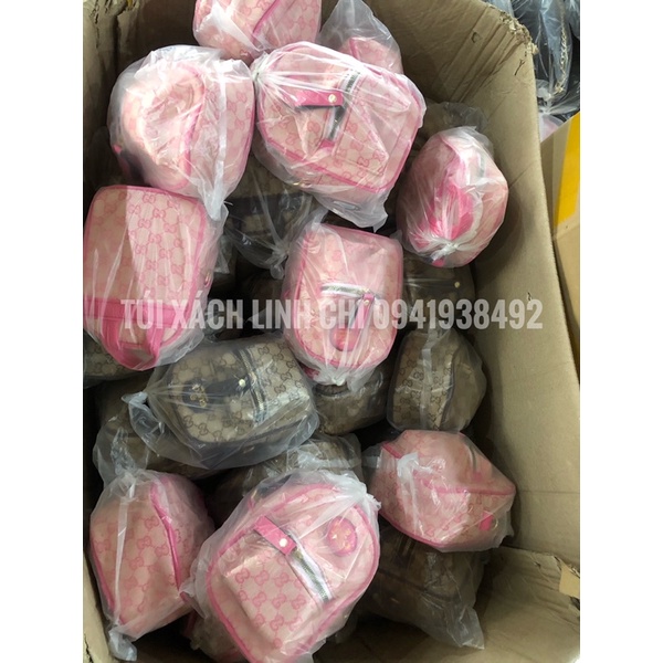 Túi Nữ GC Đeo Chéo Dáng Balo Mini Dây Bản To