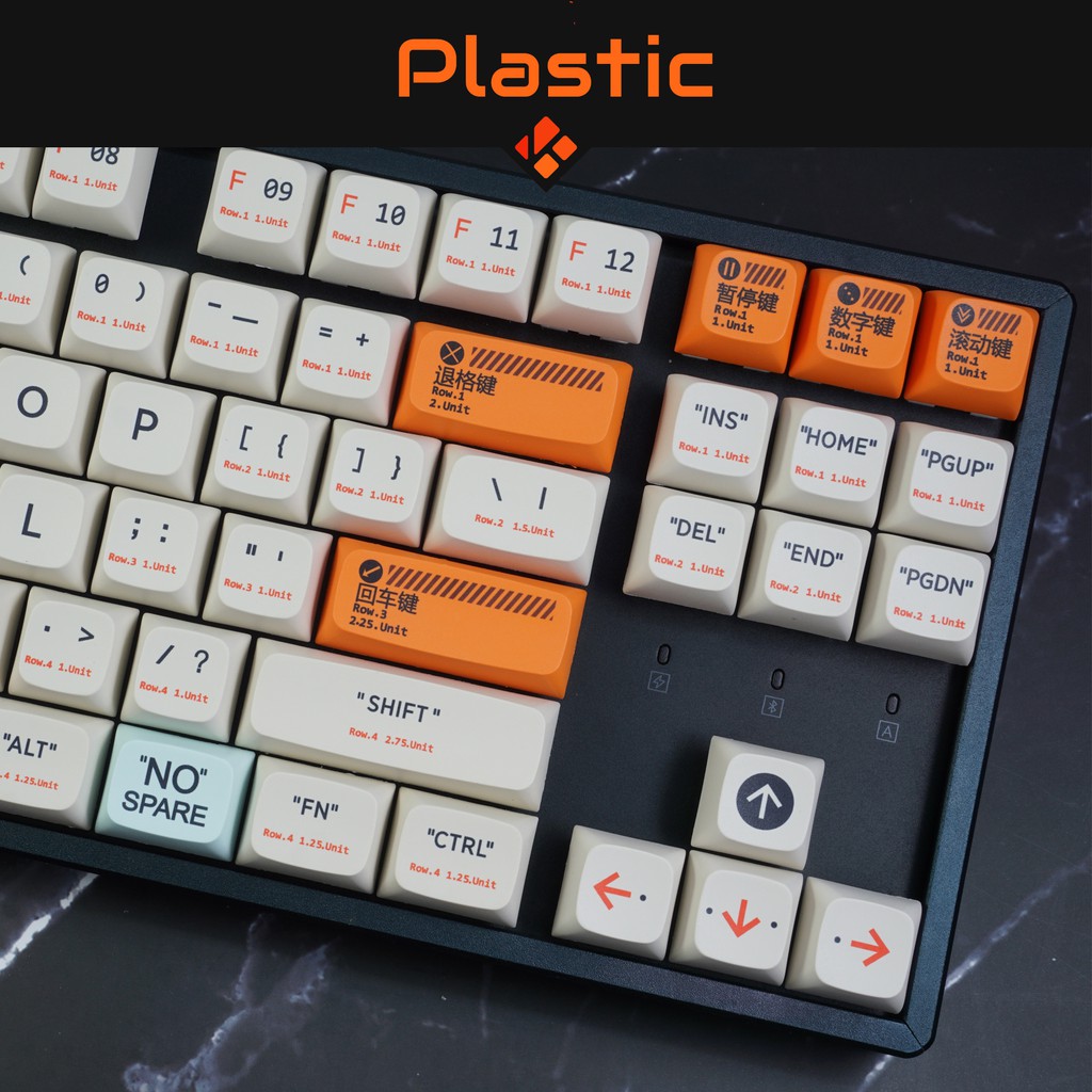 Keycap PLASTIC - profile XDA - keycap PBT - Dyesub - 150 nút cho bàn phím cơ layout 60 68 75 87 TKL 84 96 Fullsize