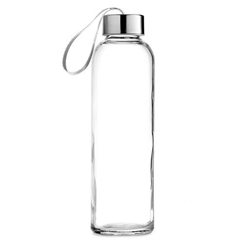 Lọ thủy tinh dây xách 500ml nắp bạc