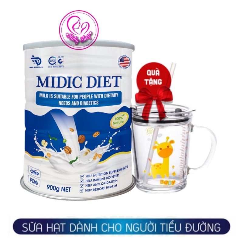 [Chính hãng] Sữa chuyên biệt dành cho người tiểu đường Midic Diet