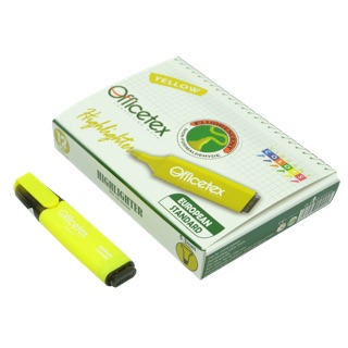 Bút dạ quang màu vàng BITEX mã HL003YL( 12c/h)