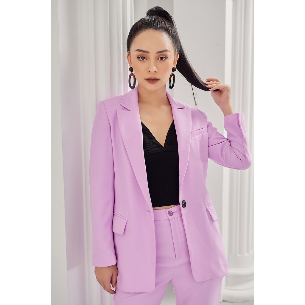 [Mã FAMALLT5 giảm 15% đơn 150k] Áo vest dài cổ bẻ 1 cúc - 20Again | BigBuy360 - bigbuy360.vn