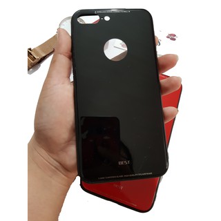 Ốp lưng iphone 8plus/7plus/6plus/6splus  mặt kinh khoét logo táo