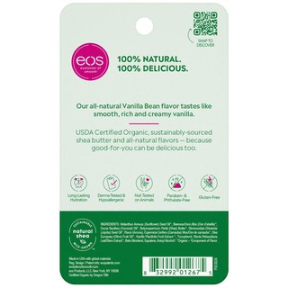 Son dưỡng ẩm môi vị trái cây organic EOS (3 mùi)