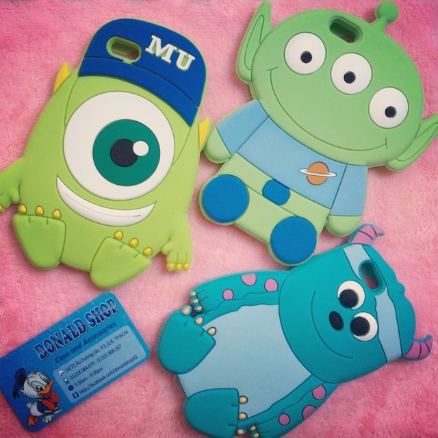 Ốp iphone 6 / 6s silicon dẻo monster 