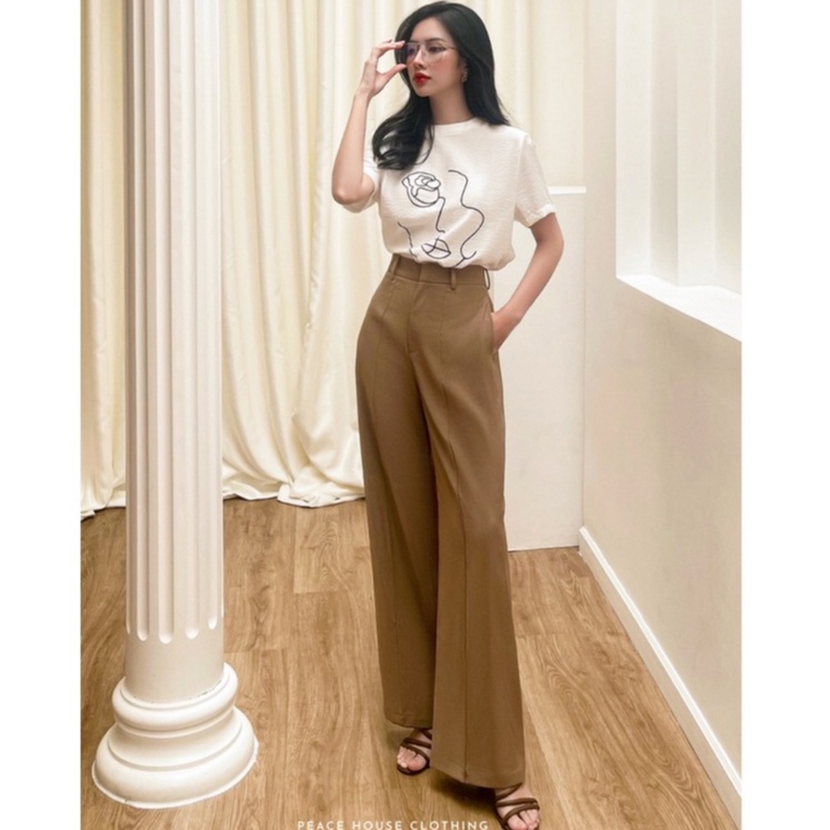 Quần suông ly giữa , Peace House Clothing