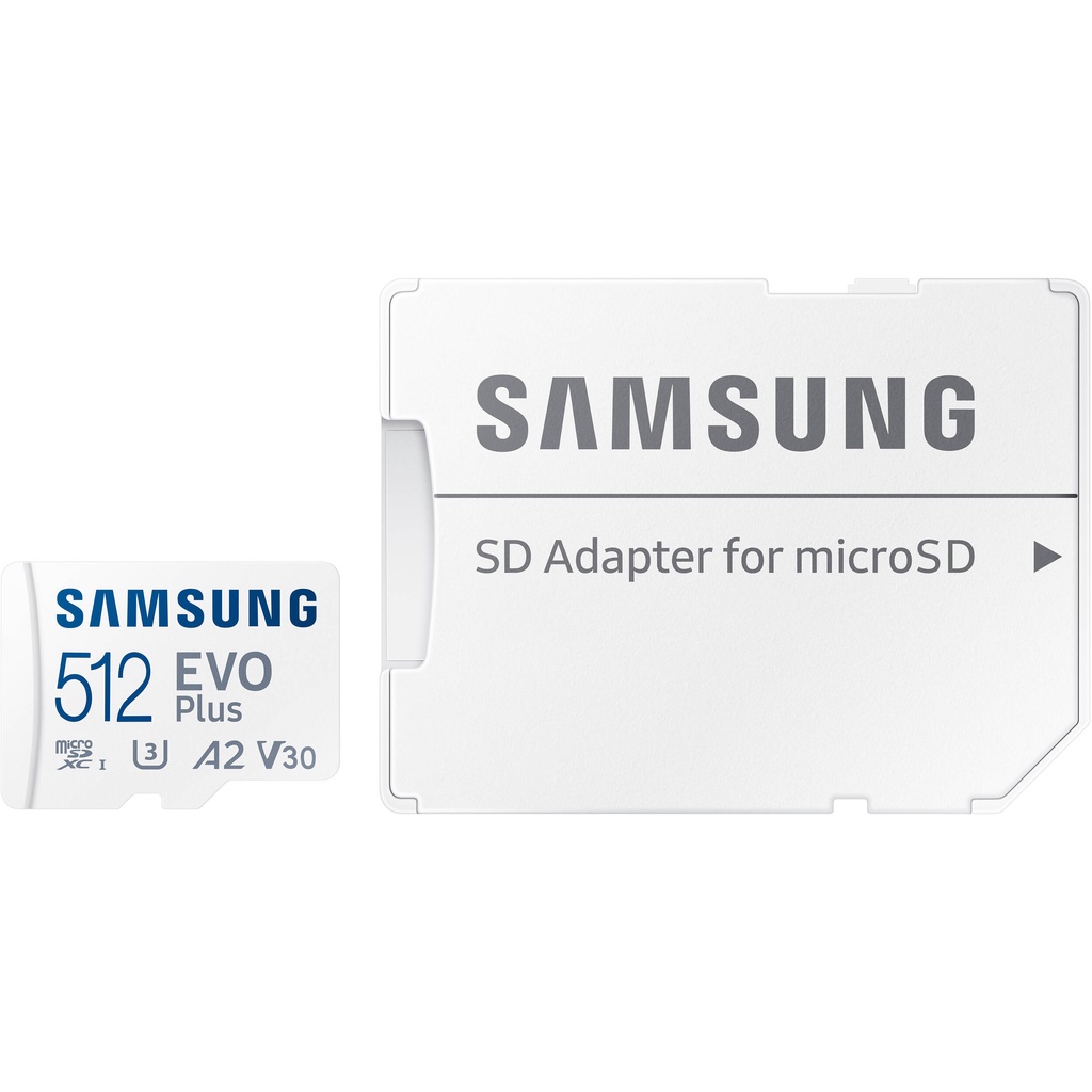 Thẻ nhớ MicroSD Samsung Evo Plus 512GB + Adapter - Bảo hành 5 năm