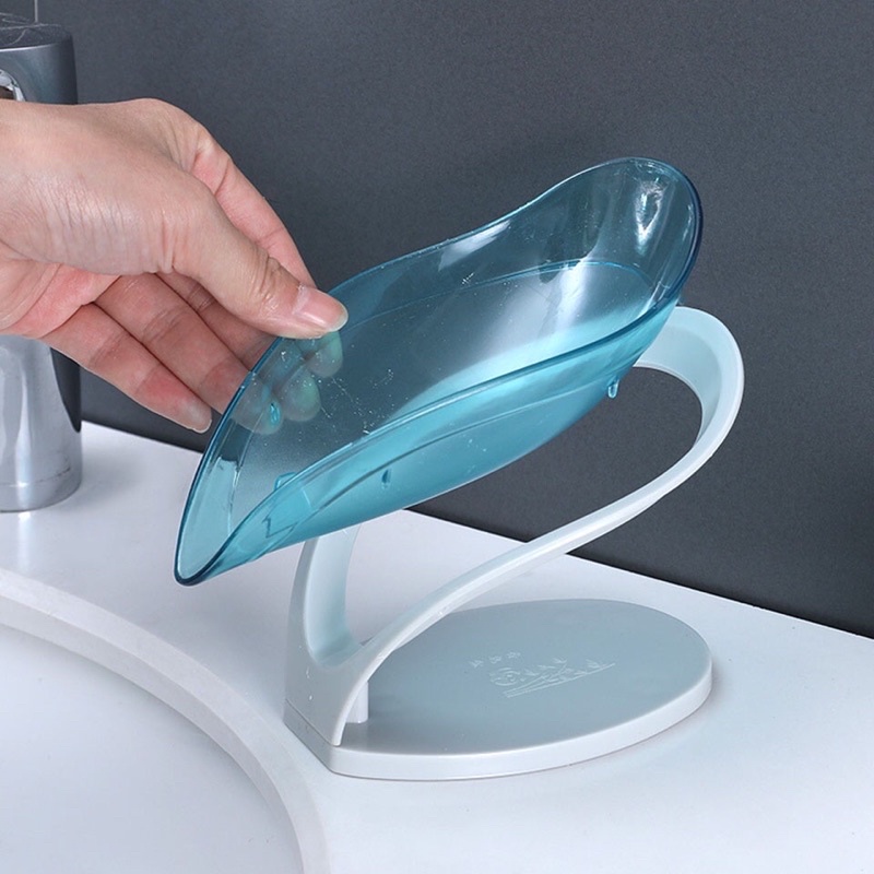 Khay Đựng Xà Phòng Hình Chiếc Lá Thông Minh ANHOME, Kệ Đựng Đồ Nhà Tắm Thông Minh